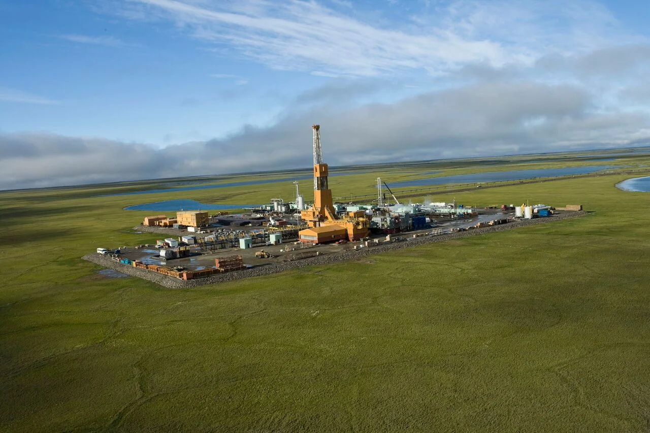Alpine ConocoPhillips oilfield site on the North Slope of Alaska
